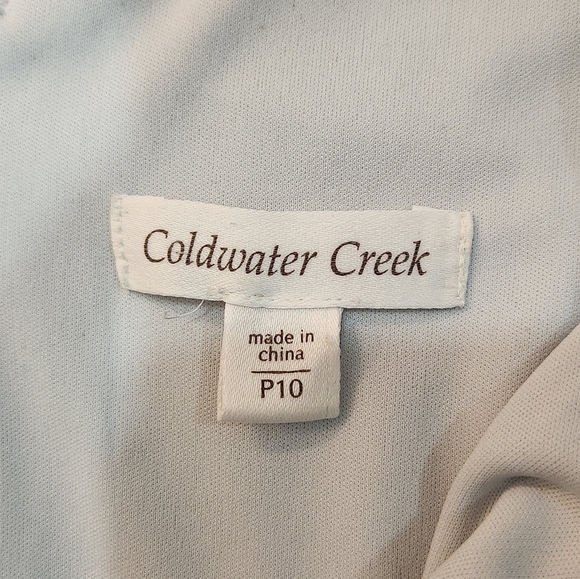 Coldwater Creek floral vneck sleeveless flowy midi dress - Picture 4 of 7